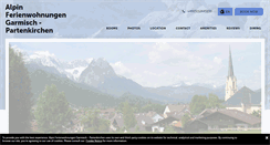 Desktop Screenshot of ferienwohnungen-ganser.de