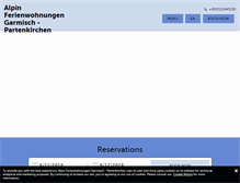 Tablet Screenshot of ferienwohnungen-ganser.de